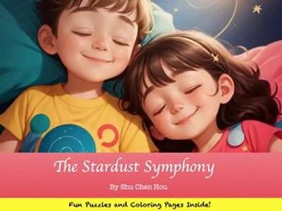 The Stardust Symphony: A Magical Bedtime Story Picture Book with Coloring Pages and Puzzles: Join Timmy and Mia on a Celestial Musical Adventure!