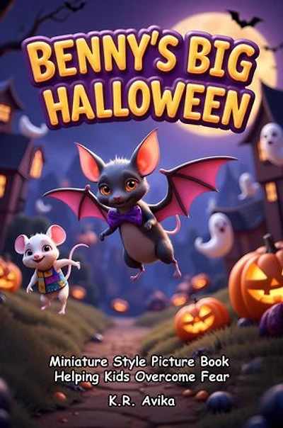 Benny's Big Halloween: Miniature Style Picture Book Helping Kids Overcome Fear: Boo & Cozy: Cute and Spooky Halloween Tales