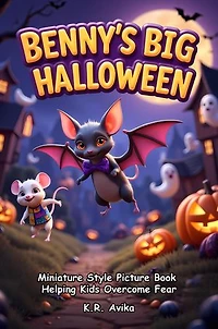 Benny's Big Halloween: Miniature Style Picture Book Helping Kids Overcome Fear: Boo & Cozy: Cute and Spooky Halloween Tales