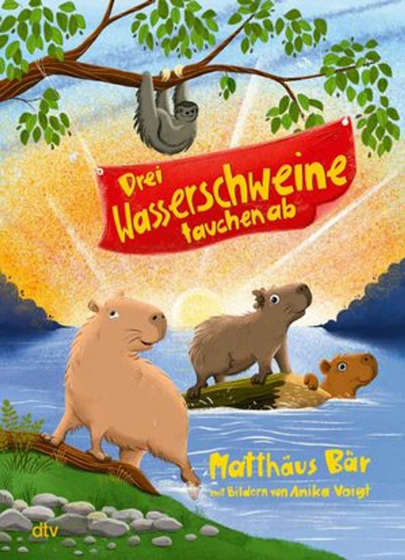 Drei Wasserschweine tauchen ab: Lustiges Tier-Abenteuer zum Vorlesen ab 6 Jahren