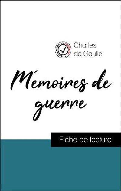 Analyse de l'œuvre : Mémoires de guerre : volume 3 : le salut : 1944-1946 (résumé et fiche de lecture plébiscités par les enseignants sur fichedelecture.fr)