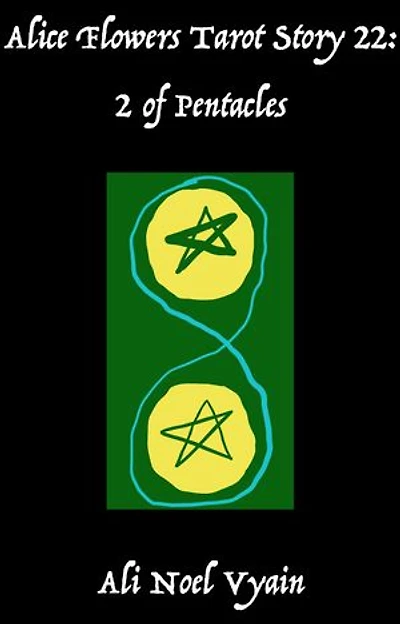 2 of Pentacles: Alice Flowers Tarot, #22