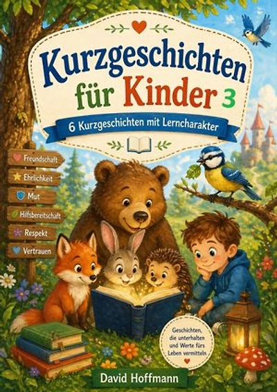Kurzgeschichten für Kinder 3: 6 illustrierte Kurzgeschichten mit Lerncharakter