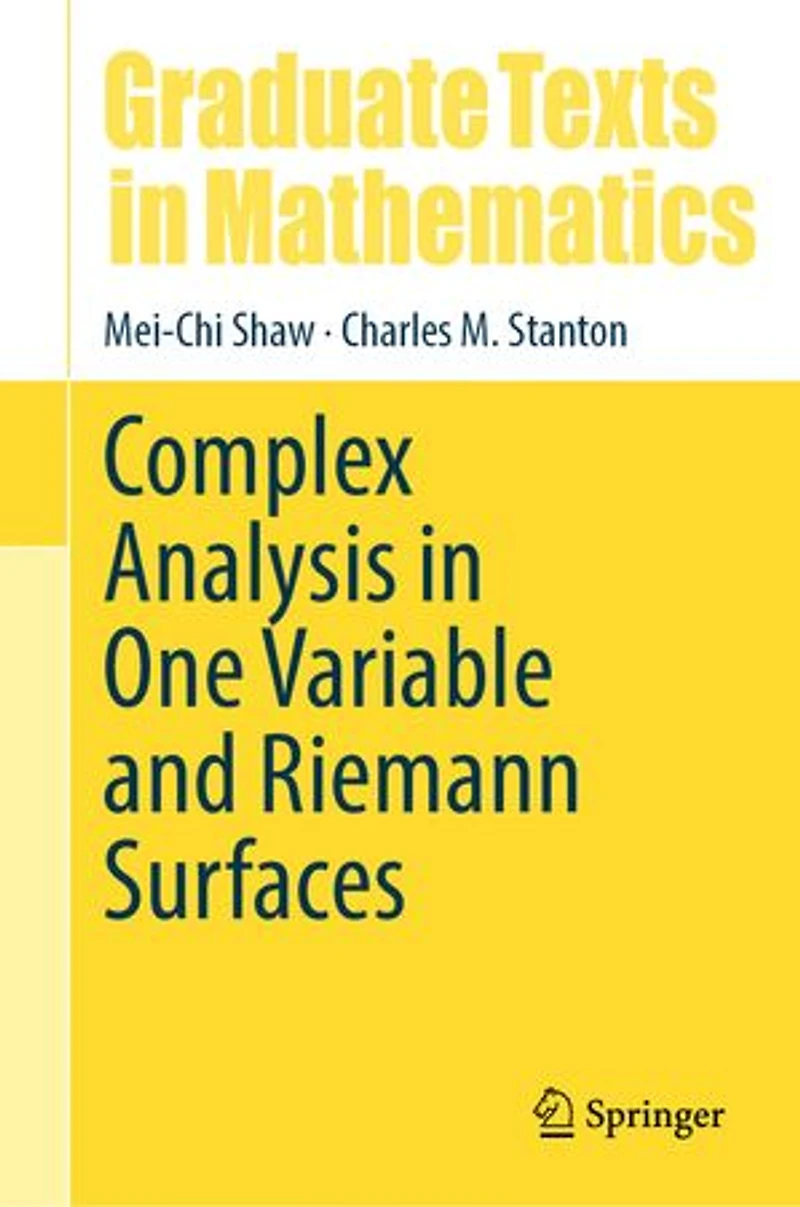 Complex Analysis One Variable and Riemann Surfaces