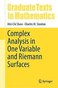 Complex Analysis One Variable and Riemann Surfaces
