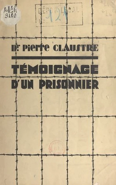 Témoignage d'un prisonnier: Conférence faite en novembre 1941