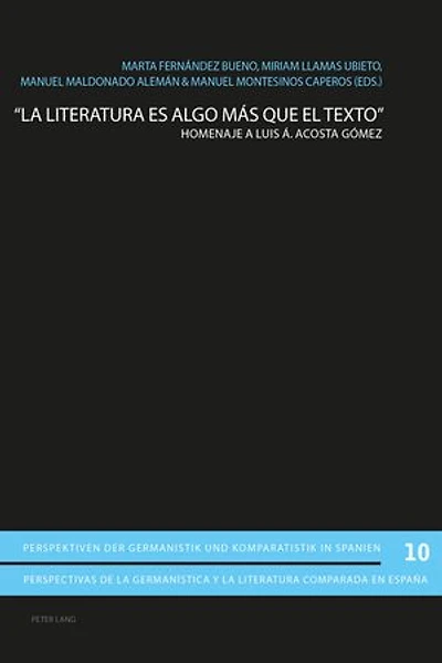 «La literatura es algo más que el texto»: Homenaje a Luis Á. Acosta Gómez
