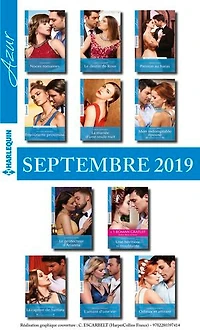 11 romans Azur + 1 gratuit (n°4125 à 4135 - Septembre 2019)