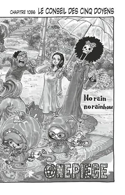 One Piece édition originale - Chapitre 1086: Le conseil des cinq doyens