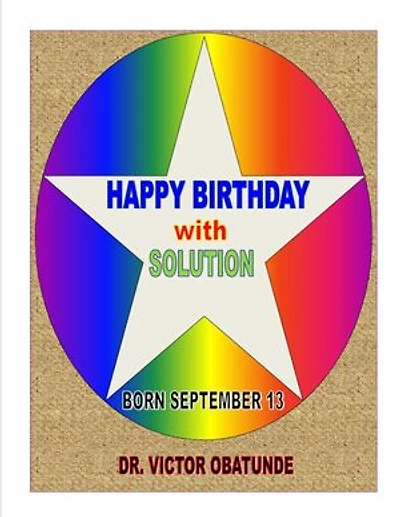 BORN SEPTEMBER 13