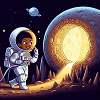 Mae and the Moon's Secret: Tales from Luminara: Black Brilliance kids storybooks, #3