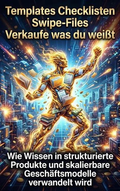 Templates Checklisten Swipe-Files: Verkaufe was du weißt: Wie Wissen in strukturierte Produkte und skalierbare Geschäftsmodelle verwandelt wird