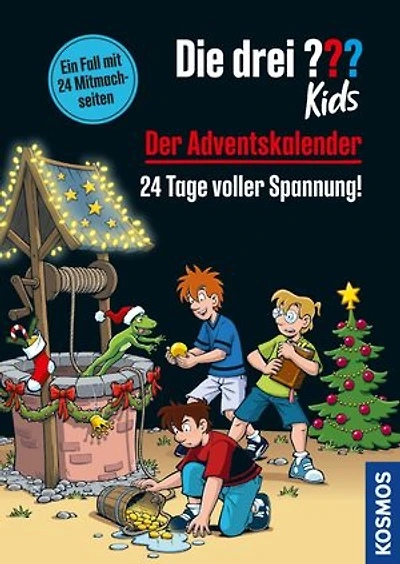 Die drei ??? Kids, Der Adventskalender (drei Fragezeichen Kids): 24 Tage voller Spannung! Extra: Stickerbogen