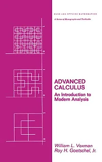 Advanced Calculus: An Introduction To Modern Analysis