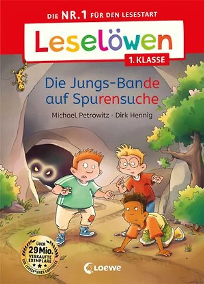 Leselöwen 1. Klasse - Die Jungs-Bande auf Spurensuche: Die Nr. 1 für den Lesestart - Mit Leselernschrift ABeZeh - Erstlesebuch für Kinder ab 6 Jahren