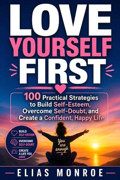 Love Yourself First: 100 Practical Strategies to Build Self-Esteem, Overcome Self-Doubt, and Create a Confident, Happy Life