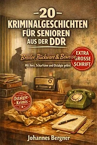 20 Kriminalgeschichten für Senioren aus der DDR: Broiler, Bückware & Beweise: Mit Herz, Scharfsinn und Ostalgie gelöst – In extra großer Schrift