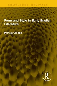 Form and Style Early English Literature