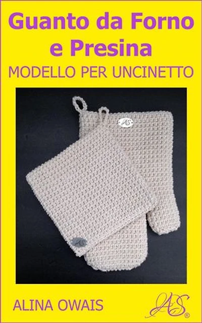 Guanto da Forno e Presina Modello per Uncinetto