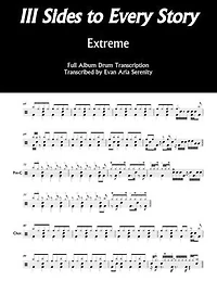 Extreme - III Sides to Every Story: Full Album Drum Transcription