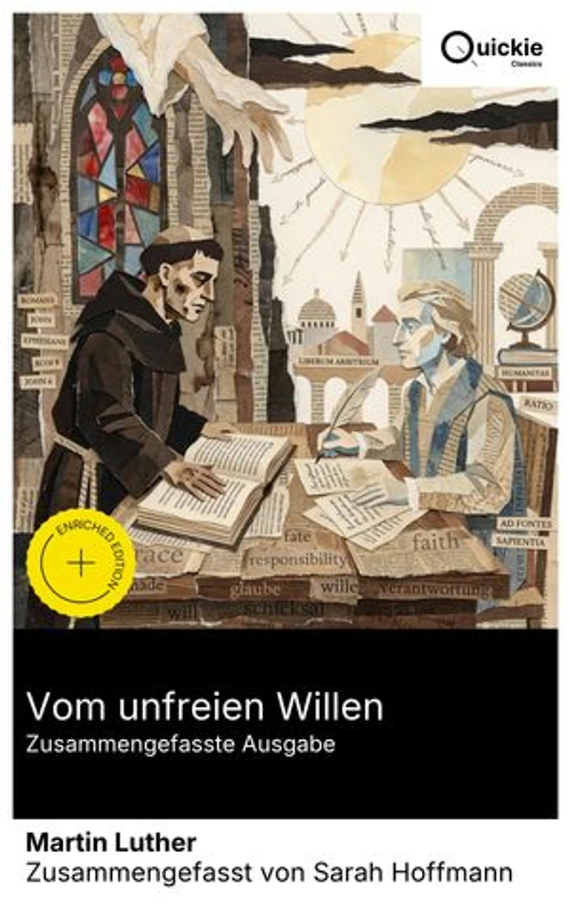Vom unfreien Willen (Zusammengefasste Ausgabe): Bereicherte Ausgabe. Reformation im Streit: Erasmus von Rotterdam, Humanismus und die theologische Kontroverse um Schicksal vs. freien Willen – Gottes Gnade