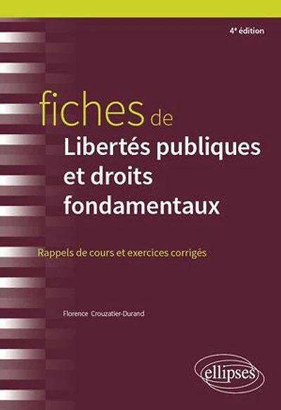 Fiches de Libertés publiques et droits fondamentaux