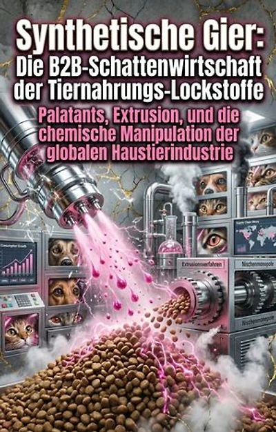 Synthetische Gier: Die B2B-Schattenwirtschaft der Tiernahrungs-Lockstoffe: Palatants, Extrusion, und die chemische Manipulation der globalen Haustierindustrie