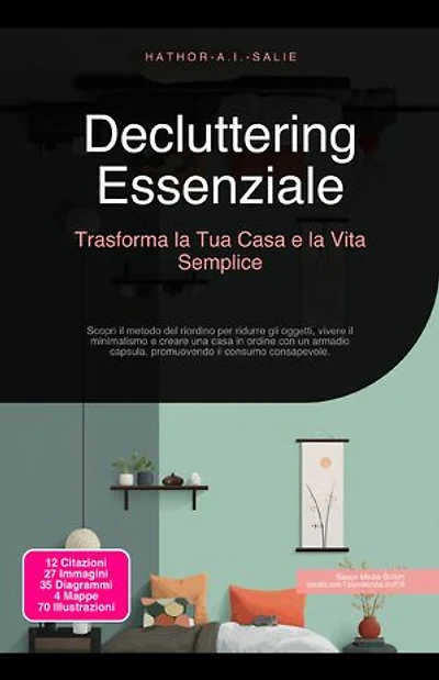 Decluttering Essenziale: Trasforma la Tua Casa e la Vita Semplice: Scopri il metodo del riordino per ridurre gli oggetti, vivere il minimalismo e creare una casa in ordine con un armadio capsula, promuovendo il consumo consapevole.