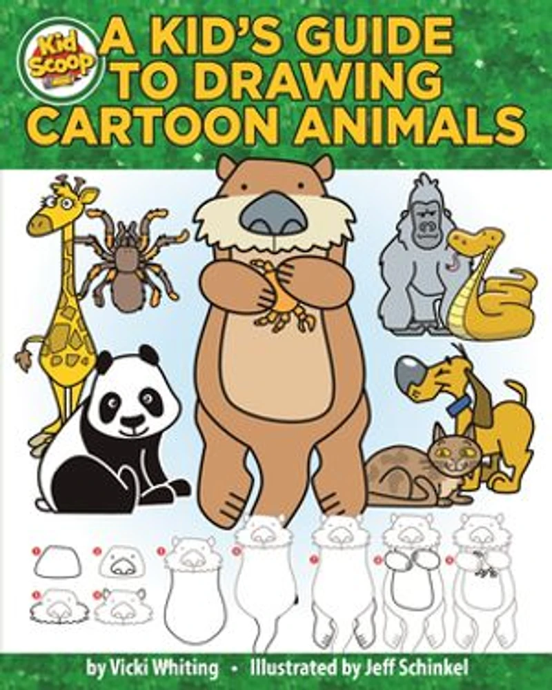 A Kid's Guide To Drawing Cartoon Animals: More Than 75 Fun Activities All About Cool Animals!