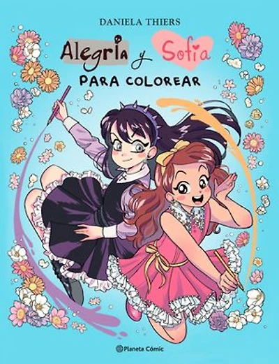 Alegría y Sofía para colorear
