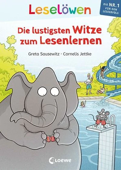 Leselöwen - Die lustigsten Witze zum Lesenlernen: Lesen lernen mit Spaß! - Kurze Texthäppchen mit Silbenfärbung für den schnellen Leseerfolg - Für Kinder ab 6 Jahren