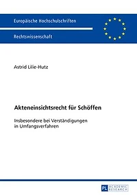 Akteneinsichtsrecht fuer Schoeffen: Insbesondere bei Verstaendigungen in Umfangsverfahren