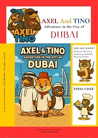AXEL&TINO Adventure in the city of Dubai: Educational travel kid ebooks, 7-12