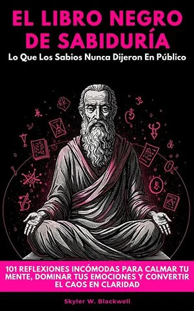El Libro Negro De Sabiduría: Lo Que Los Sabios Nunca Dijeron En Público. 101 Reflexiones Incómodas Para Calmar Tu Mente, Dominar Tus Emociones Y Convertir El Caos En Claridad
