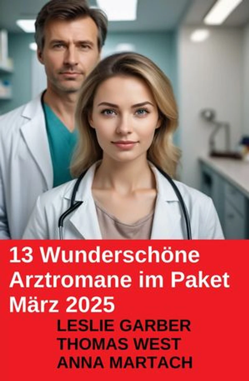 13 Wunderschöne Arztromane im Paket März 2025