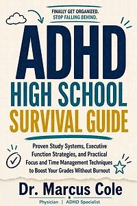 ADHD High School Survival Guide: Proven Study Systems, Executive Function Strategies, and Practical Focus and Time Management Techniques to Boost Your Grades Without Burnout