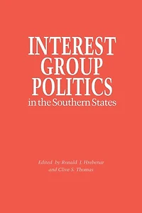 Interest Group Politics in the Southern States