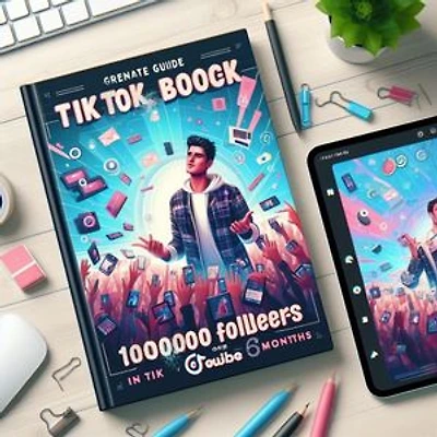 1,000,000 followers on TikTok in 6 months: 1, #1