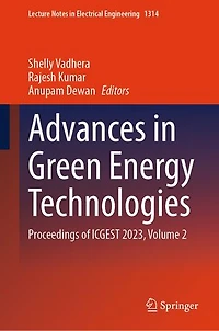 Advances Green Energy Technologies: Proceedings of ICGEST 2023, Volume 2