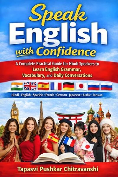 Speak English with Confidence: A Complete Practical Guide for Hindi Speakers to Learn English Grammar, Vocabulary, and Daily