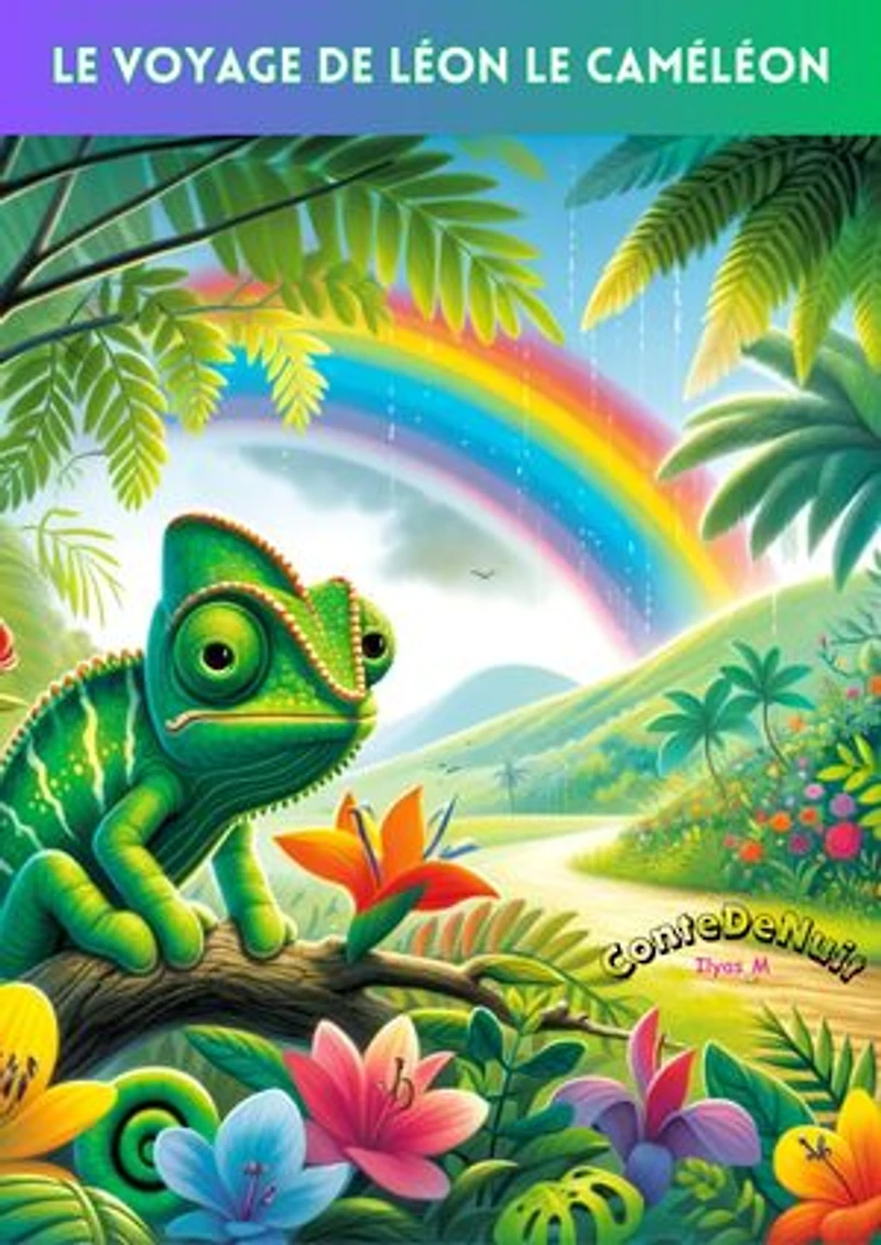 Le Voyage de Léon le Caméléon: Histoire Inspirante sur la Curiosité et le Courage - Éveil, Couleurs et Leçons de Vie