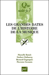 Les grandes dates de l'histoire la musique européenne