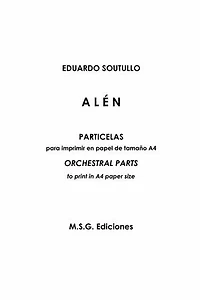 ALÉN: ORCHESTRAL PARTS to print in A4 paper size