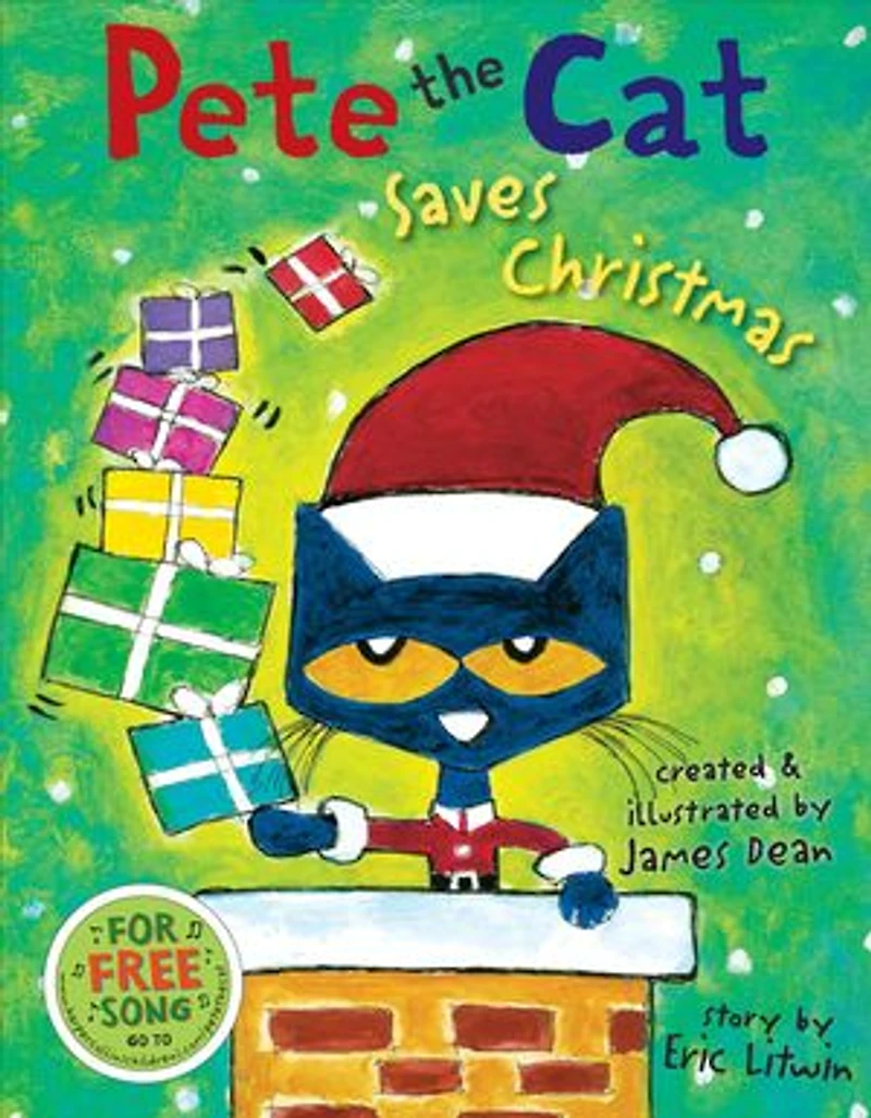 Pete the Cat Saves Christmas: A Christmas Holiday Book for Kids