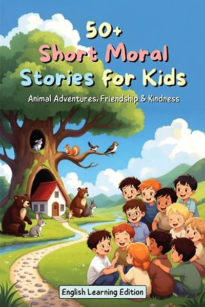 50+ Short Moral Stories for Kids Animal Adventures, Friendship & Kindness (English Learning Edition)