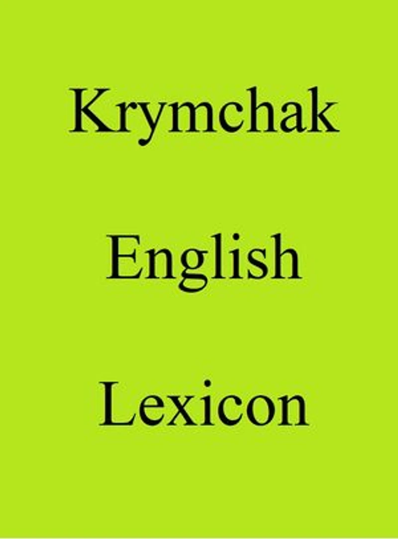 Krymchak English Lexicon