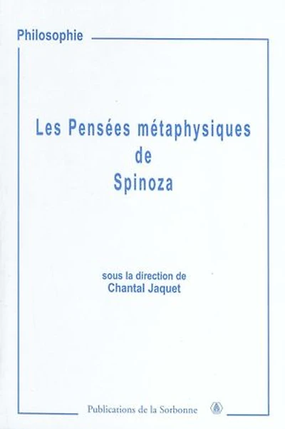 Les Pensées métaphysiques de Spinoza