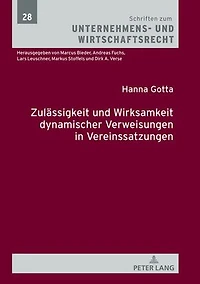 Zulaessigkeit und Wirksamkeit dynamischer Verweisungen Vereinssatzungen
