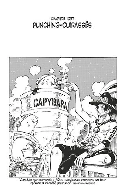 One Piece édition originale - Chapitre 1087: Punching-cuirassés