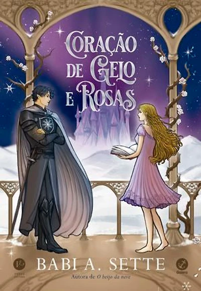 Coração de gelo e rosas